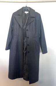 LAUNDRY Coat BY SHELLI SEGAL Women's Faux Wool Coat with Notch Collar